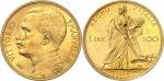 Victor Emmanuel III (1900-1946). 100 lire 1912, Rome.