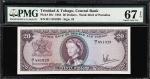 TRINIDAD & TOBAGO. Central Bank of Trinidad and Tobago. 20 Dollars, 1964. P-29c. PMG Superb Gem Unci