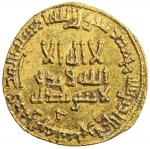 ABBASID: al-Mahdi, 775-785, AV dinar (4.24g), NM, AH164, A-214, one pellet above the reverse field, 