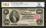 Fr. 343. 1891 $100 Silver Certificate. PCGS Banknote Very Fine 30.