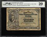 GERMAN EAST AFRICA. Deutsch-Ostafrikanische Bank. 50 Rupien, 1905. P-3a. PMG Very Fine 20.