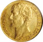 FRANCE. 40 Francs, AN 12 (1803/4)-A. Paris Mint. Napoleon I. NGC AU-55.