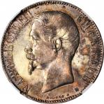 FRANCE. 5 Franc, 1855-BB. Strasbourg Mint. NGC MS-63.