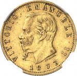 ITALIE Victor-Emmanuel II (1861-1878). 20 lire 1873, R, Rome.