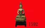 泰国白铜佛像Thailand White Bronze Buddha, 32 x 20cm