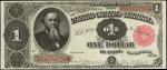 Friedberg 352. 1891 $1  Treasury Note. PMG Superb Gem Uncirculated 67 EPQ.