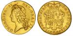 Great Britain. George II (1727-60). Two Guineas, 1738. Young laureate head left, rev. Crowned garnis