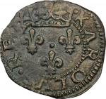 Monete e Medaglie di Zecche Italiane, Pisa.  Carlo VIII re di Francia (1495).. Quattrino. CNI (picci