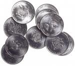 2000年索马利亚10先令镍铁币生肖系列一套共12枚，UNC品相