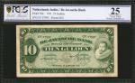 NETHERLANDS INDIES. De Javasche Banke. 10 to 100 Gulden, 1925-31. P-70d to 73b. PCGS GSG Very Fine 2