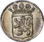 1755年荷兰东印度群岛荷兰1Duit。NETHERLANDS EAST INDIES. Holland. Duit, 1755. PCGS SPECIMEN-58 Gold Shield.