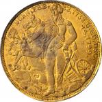1855 (ca. 1863) Pennsylvania Census Medal. Brass. 37 mm. Musante GW-572, Baker-611. MS-62 (PCGS).