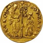 ITALY. Venice. Zecchino, ND (1789-97). Lodovico Manin. PCGS AU-58 Gold Shield.