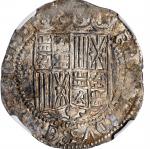 SPAIN. Real, ND (1497-1504)-G. Granada Mint. Ferdinand & Isabel. NGC AU-53.