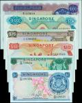 1967-73年新加坡货币局一至一佰元。