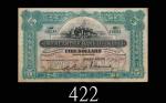 1936年香港有利银行伍员，珍罕年份有利钞，难得边角完整无污无字。七 - 八成新1936 The Mercantile Bank of India Limited $5 (Ma M3), s/n 13