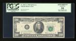 United States, Federal Reserve Note, $20, ERROR NOTE, 1969, serial number A17037374A, plate D79/111,