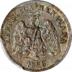 MEXICO. 10 Centavos, 1888-Mo MoM. Mexico City Mint. PCGS MS-65.
