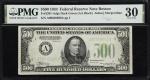 Fr. 2201-Adgs. 1934 $500 Federal Reserve Note. Boston. PMG Very Fine 30.