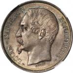 FRANCE. 5 Franc, 1852-A. Paris Mint. NGC MS-66.