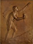 1904 University of Wisconsin 50th Anniversary Plaque. By Victor David Brenner. Smedley-59. Bronze. M