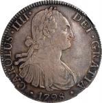 MEXICO. 8 Reales, 1798-Mo FM. Mexico City Mint. Charles IV. NGC VF-30.