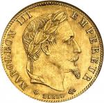 FRANCE - FRANCESecond Empire / Napoléon III (1852-1870). 5 francs tête laurée 1866, BB, Strasbourg. 