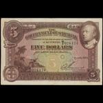 SARAWAK. Government of Sarawak. $5, 1.7.1929. P-15.