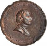 Undated (1868) Baltimore Female College Medal. Bronzed Copper. 34 mm. Julian SC-6. MS-62 BN (NGC).
