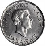 砂劳越。1934-H年10分样币。