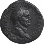 VESPASIAN, A.D. 69-79. AE Sestertius, Rome Mint, A.D. 71. NGC Ch VF.
