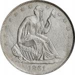 1861-O Liberty Seated Half Dollar. Shipwreck Effect (NGC).