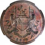Penang, Pattern Coinage, East India Company, 1 cent 1810 Royal Mint PATTERN by Pingo,(Prid-26), NGC: