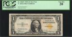 Fr. 2306*. 1935A Star Note $1  North Africa Emergency Star Note. PCGS Currency Very Fine 20.