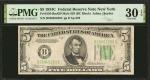 Fr. 1959-Bm629. 1934C $5  Federal Reserve Mule Note. New York. PMG Very Fine 30 EPQ.