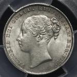 GREAT BRITAIN Victoria ヴィクトリア(1837~1901) Shilling 1864 PCGS-MS62 AU~UNC