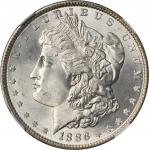 1886 Morgan Silver Dollar. MS-66+ (NGC). CAC.