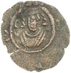 SASANIAN KINGDOM: Khusro II, 579-628, AE pashiz (0.51g), NM, ND, G-—, posthumous issue, muling of tw
