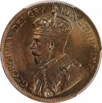 CANADA. Cent, 1915. Ottawa Mint. George V. PCGS MS-64 Red Brown.