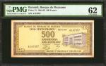BURUNDI. Banque du Royaume du Burundi. 500 Francs, 1964. P-13. PMG Uncirculated 62.