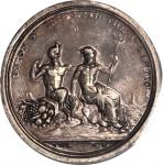 1826 Erie Canal Completion. Silver. 45 mm. HK-1000. Rarity-6. VF Details--Polished (PCGS).