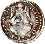MEXICO. War of Independence. Insurgent Coinage. Supreme National Congress of America. 1/2 Real, 1813