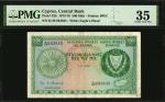 CYPRUS. Central Bank. 500 Mils, 1973-76. P-42b. PMG Choice Very Fine 35.