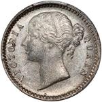 1840年英属印度1鳄4卢比银币，PCGS MS63，#43454396