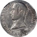 GUATEMALA. Silver Medallic Proclamation Real, 1822. Augustin I Iturbide. NGC VF-25.