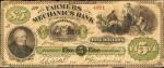 Shippensburg, Pennsylvania. Farmers and Mechanics Bank. Nov. 1, 1864. $5. Very Fine.