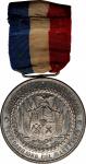 1876 New York National Guard at the Centennial Exhibition Medal. Musante-876, Baker-435. White Metal