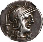 ROMAN REPUBLIC. L. Postumius Albinus. AR Denarius, Rome Mint, 131 B.C. NGC VF.