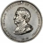 1849 Zachary Taylor Indian Peace Medal. Silver. First Size. Julian IP-27. Prucha-47. Choice Very Fin
