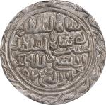 1519年印度银币1 坦噶。INDIA. Sultans of Bengal. Silver Tanka, AH 925 (1519). Husainabad Mint. Nasir Al-Din N
